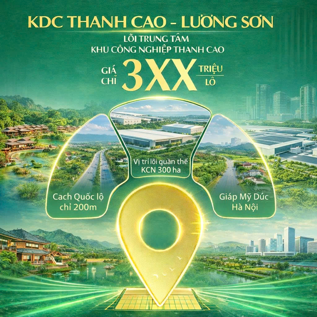 🔥 hơn 300 triệu  sở hữu đất sát hà nội, kết nối cực nhanh