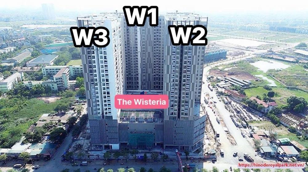 Cho thuê căn hộ 3PN 110m2 The Wisteria Hoài Đức, full nội thất, dọn vào ở ngay