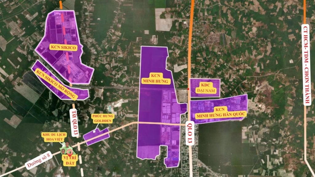 Sở hữu ngay đất thổ cư 225m2, sổ hồng riêng, đón đầu sóng phát triển khu công nghiệp