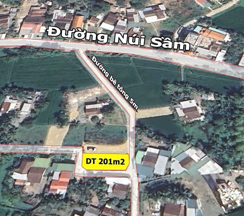 Bán đất 201m2 3 mặt tiền đường bê tông, vị trí đắc địa Ninh Giang