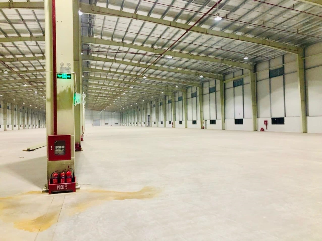 Cho thuê xưởng 26.000m2 Cẩm Giàng, Hải Dương - Mới xây, PCCC hiện đại, nền chịu tải cao